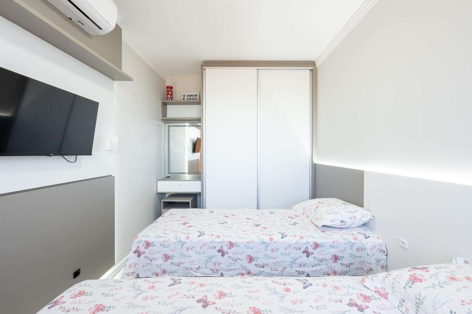 Aptos Completos Com Vista Mar Pe Na Areia Em Barra Velha Em Condominio Resort Com Spa, Piscina, Quadra De Futebol, Sala De Jogos, Brinquedoteca, Complexo Com Diversos Comercios Pokój zdjęcie