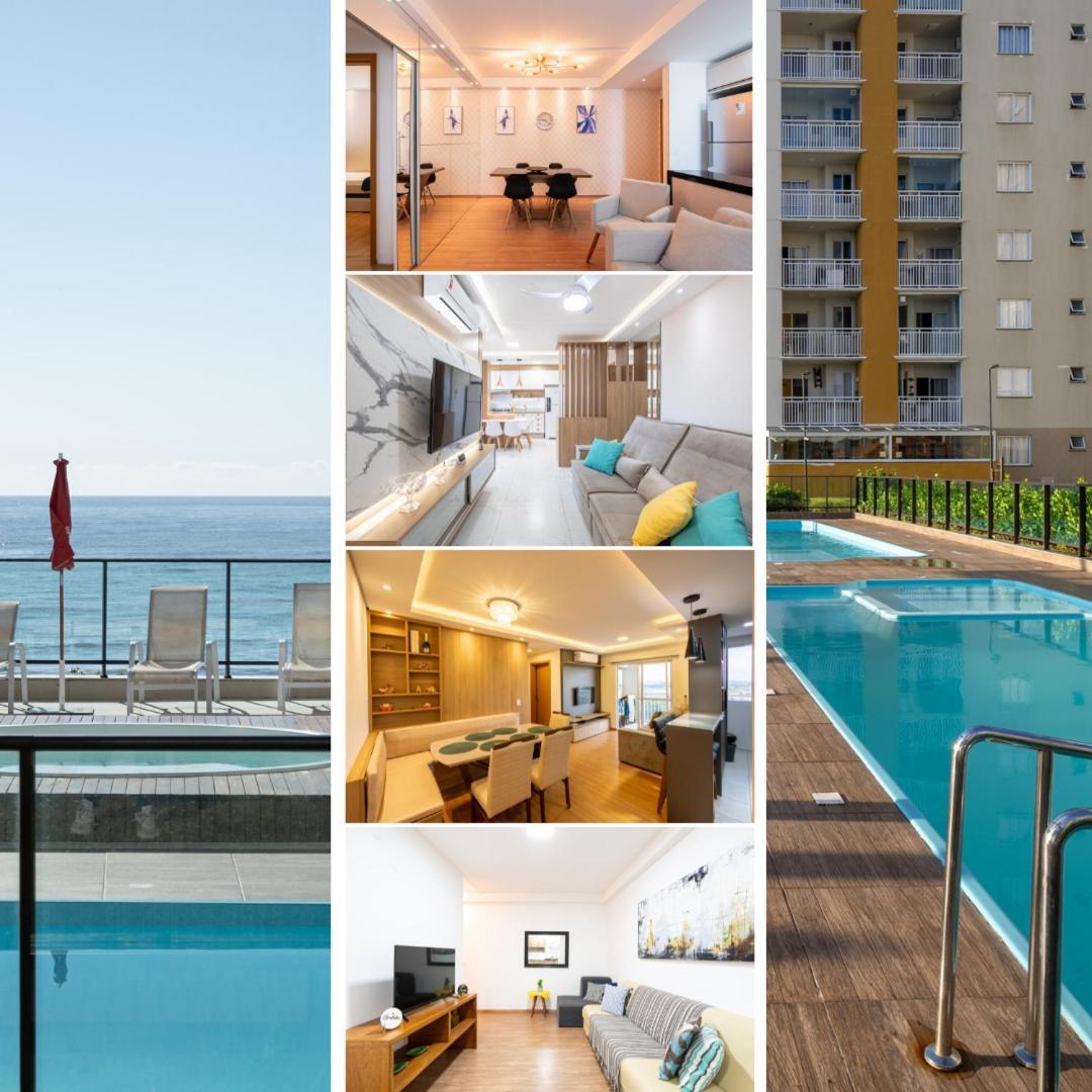 Aptos Completos Com Vista Mar Pe Na Areia Em Barra Velha Em Condominio Resort Com Spa, Piscina, Quadra De Futebol, Sala De Jogos, Brinquedoteca, Complexo Com Diversos Comercios Zewnętrze zdjęcie